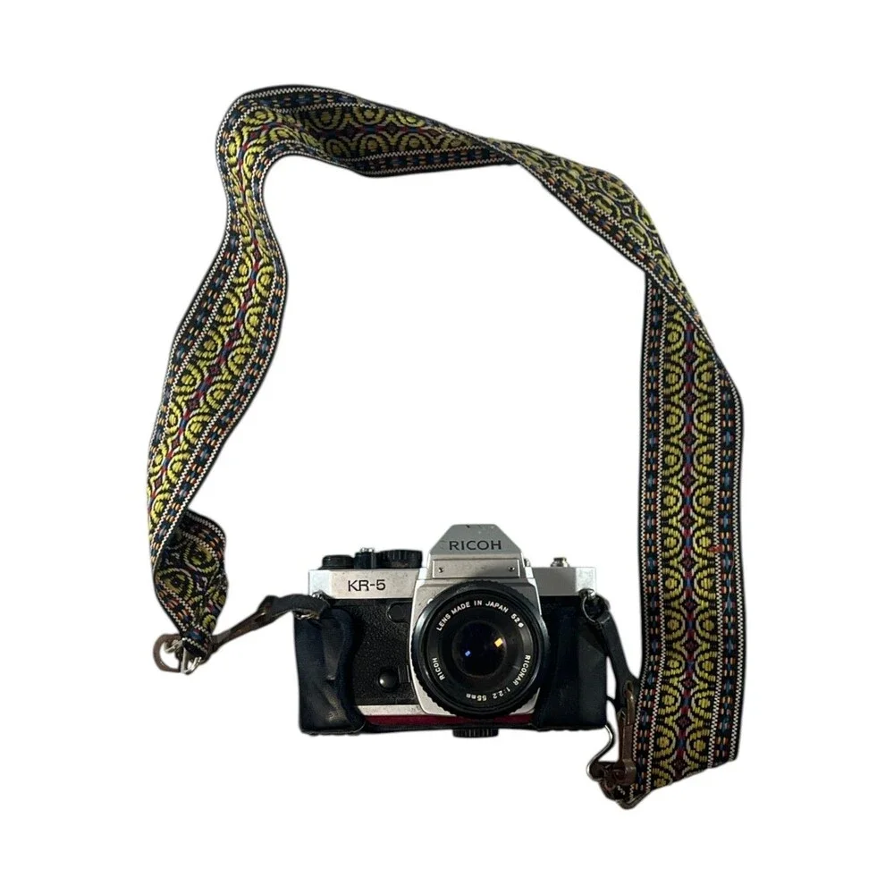 Ricoh KR-5 35mm SLR Film Camera + Lens For Parts